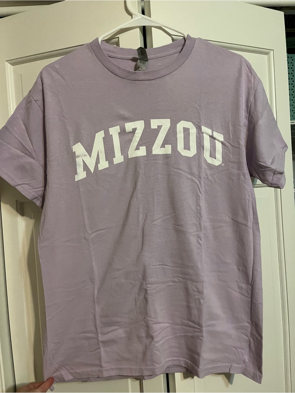 Mizzou Lavender Graphic Tee - Women’s Cotton Shirt